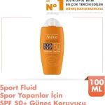 فلوید ضد آفتاب ورزشی اوترمال اون SPF50 | Eau Thermale Avène Fluide Sport SPF50 100ml