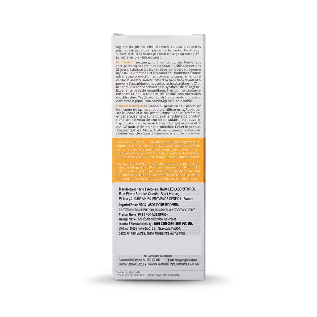 کرم ضد آفتاب ضدلک و ضدچروک بایودرما مدل Photoderm Spot Age