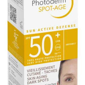 کرم ضد آفتاب ضدلک و ضدچروک بایودرما مدل Photoderm Spot Age