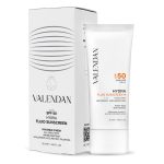 فلوئید ضدآفتاب آبرسان بی رنگ ولندان SPF50 حجم ۵۰ میلی‌لیتر