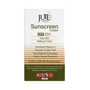 ژوت ضد آفتاب spf 50 پوست چرب بی رنگ 100 میل