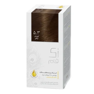 کیت رنگ موی دائم زی فام شماره ۵.۳ | قهوه‌ای ترافلی با پوشش کامل سفیدی | Zi Fam Hair Color