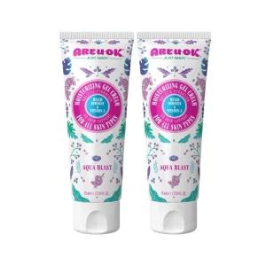 کرم ژل آبرسان آریو اکی عصاره تمشک | آبرسان و ضد چروک | AREUOK Mixed Berries Gel Cream