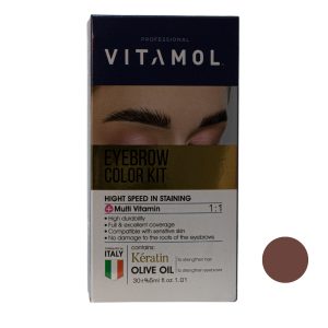 کیت رنگ ابرو ویتامول B2 | بلوند روشن با ماندگاری بالا | Vitamol Eyebrow Color