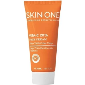 کرم ویتامین C ۲۰٪ اسکین وان | روشن‌کننده و آنتی‌اکسیدان | Skin One Vita-C Face Cream