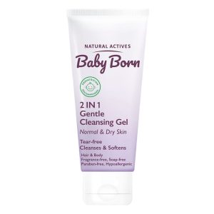 ژل شستشوی ۲ در ۱ سر و بدن بیبی برن | ملایم و بدون اشک | Baby Born 2 in 1 Cleansing Gel