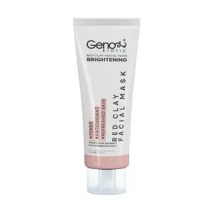 ماسک خاک رس قرمز ژنوبایوتیک | روشن‌کننده و پاک‌کننده عمیق | Genobiotic Red Clay Mask