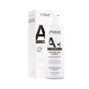 شامپو ضد ریزش پریم A+ Bioba 250ml | تقویت‌کننده مو