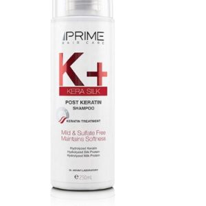 شامپو موهای کراتینه شده پریم K+ Kera Silk | 250ml