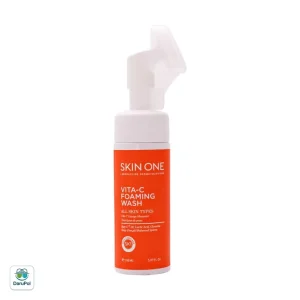 فوم شستشوی صورت ویتامین C اسکین وان | پاک‌کننده و روشن‌کننده | Skin One Foaming Wash