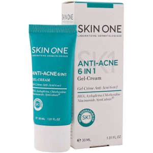 ژل کرم ضد آکنه ۶ در ۱ اسکین وان | درمان جوش و کنترل چربی | Skin One Anti-Acne Gel-Cream