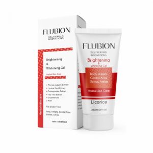 ژل روشن‌کننده بدن فلوبیون | کاهش تیرگی زیربغل و کشاله ران | Flubion Brightening Gel