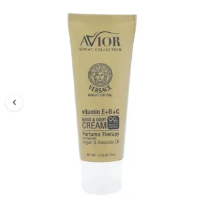 کرم دست و بدن اویور مدل Versace Bright Crystal ۷۵ میل | آبرسان با رایحه لوکس