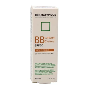 بی‌بی کرم SPF20 درماتیپیک بژ طلایی | تنظیم چربی و پوشش طبیعی | Dermatypique BB Cream