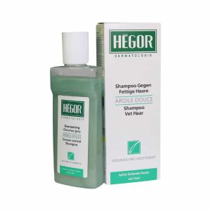 هگور شامپو تنظیم کننده چربی پوست سر و مرطوب ساقه مو